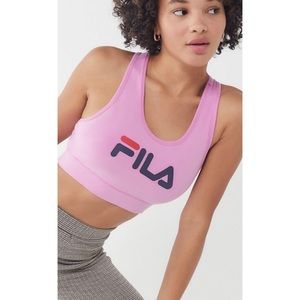 🤗HP FILA x UO Rebecca Logo Lg Pink Racerback Sports Bra